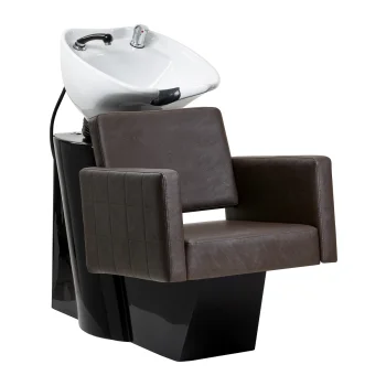 Gabbiano Ankara Hairdressing Wash Unit, Brown