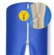 4FIZJO Rehabilitation Bolster for Massage and Physical Therapy 100 x 30 cm, blue