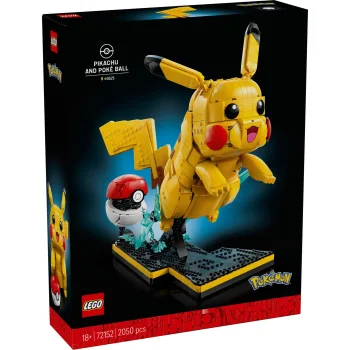 LEGO Pokemon 72152 Pikachu ir Pokeball konstravimo rinkinys