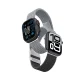 2 AmazingThing Blend Band dirželių rinkinys Apple Watch 45/46/49mm, pilkas/juodas