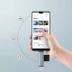 Tech-Protect UltraBoost SD / microSD kortelių skaitytuvas USB-C / USB-A, pilkas
