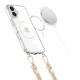 Tech-Protect FlexAir Chain MagSafe dėklas iPhone 16e / 17e, juodas ir smėlinis