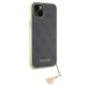 Guess iPhone 15 Plus dėklas 4G Charms Collection, pilkas