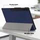Samsung Galaxy Tab S9 Ultra dėklas Tri-fold Stand Design, mėlynas
