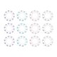 Hair Gem Stamper Kit with 180 Gems, Glam Styling Tool for Hair and Clothes 26726