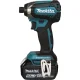 Akumuliatorinis smūginis suktuvas Makita DTD153RTJ 18V 2x 5.0 Ah 170 Nm
