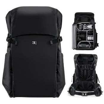 K&F Concept Star Wander 04 kuprinė fotoaparatui, 30L, juoda