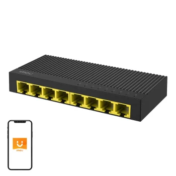 Tinklo komutatorius IMOU SG108C 8 prievadų Gigabit