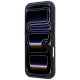 BMW M Quadrille Kevlar Tricolor & Metal Logo MagSafe dėklas iPhone 17/18 Pro Max, Juodas