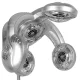 Profesionalus pastatomas klimazonas Gabbiano GL-505S, sidabrinis