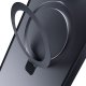 3MK Smoke Case Mag&Stand dėklas, skirtas Apple iPhone 16 Plus, skaidrus dūminis
