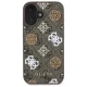 Guess 4G Printed Stripes MagSafe Case for iPhone 16 - Brown