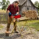 Malkų pjaustymo ožys Bauerkraft su grandininio pjūklo laikikliu