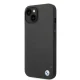 BMW Signature Logo Imprint MagSafe dėklas iPhone 14 Plus telefonui, juodas