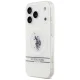 U.S. Polo Assn. dėklas iPhone 17 Pro telefonui su MagSafe, baltas