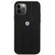 BMW dėklas iPhone 12 Pro Max telefonui Curve Perforate, juodas