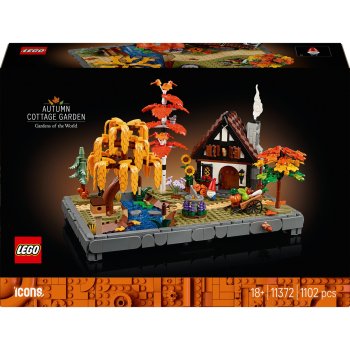 Konstruktorius LEGO Icons 11372 Autumn Cottage Garden