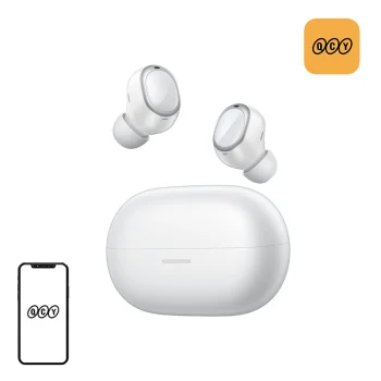 QCY MeloBuds A30 TWS belaidės ausinės, baltos