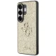 Guess Fixed Glitter Big 4G dėklas Samsung Galaxy S26 Ultra, auksinis