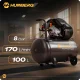 Tepalinis oro kompresorius Humberg HM-257, 100L, 8 Bar