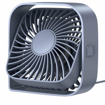 Mini USB Desk Fan, Grey