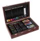 Maaleo Art Set in a Wooden Suitcase, 148 Pieces