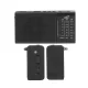 LTC REGA nešiojamasis radijas, FM AM SW, USB, TF, AUX, mini LED žibintuvėlis, juodas
