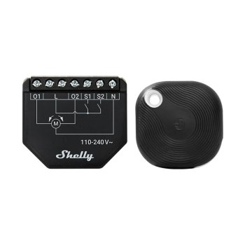 Išmanusis žaliuzių valdiklis Shelly Shutter + BLU Button Tough 1
