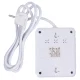 Maitinimo ilgintuvas Maclean MCE387 W, 2 lizdai, 3x USB, 2500W, 1.5m, balta