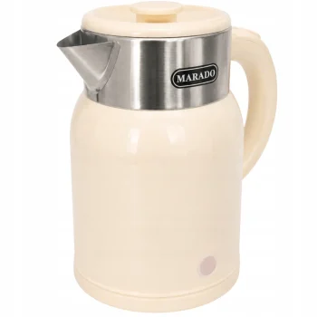 Retro stiliaus elektrinis virdulys, 1500 W, 1.4 l, bežinis