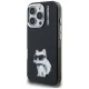 Karl Lagerfeld IML Aquarelle Choupette & Logo dėklas iPhone 16 Pro Max, juodas