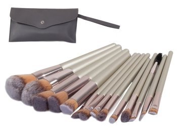 MakeUp Cosmetic Brush Set, 14 pieces