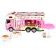 Remote Control Camper Van 2.4GHz with Lights & Sounds, Pink