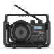 Statybų radijas PerfectPro DABBOX, DAB+/FM, Bluetooth, IP54, juodas