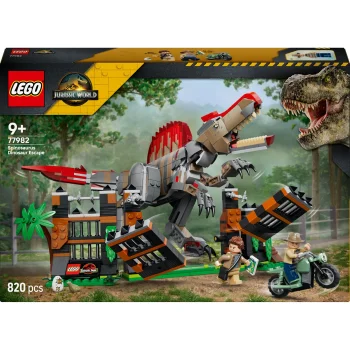 LEGO Jurassic World 77982 Spinozauro pabėgimas konstravimo rinkinys