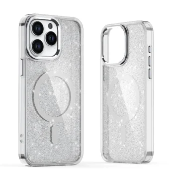 Glitter Case MagSafe for Samsung Galaxy A36 5G, White