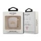 Guess 4G Script Metal dėklas, skirtas Apple AirPods 1 / 2, rožinis