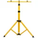 Maclean MCE583 darbinis stovas 2 prožektoriams, plieninis, 62-150 cm, geltonas