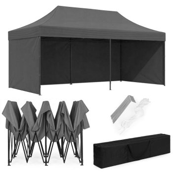 Automatinė greito surinkimo pavėsinė MultiGarden 145509, 3x6 m, pilka
