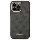 Guess dėklas iPhone 14 Pro Max telefonui 4G Vintage Gold Logo, juodas