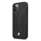 BMW dėklas iPhone 12 / 12 Pro telefonui Perforated Sides, juodas
