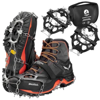 Turistiniai batų apkaustai MOUNTAIN GOAT Standard L (41-43), juodi