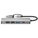 Tech-Protect HB03 5in1 USB-C ir USB-A šakotuvas su RJ45, pilkas