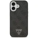 Guess dėklas iPhone 17 telefonui 4G PU Leather MagSafe, juodas