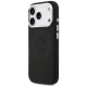 Mercedes Silicone Vintage Logo MagSafe dėklas telefonui iPhone 17 Pro, juodas