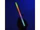 USB RGB LED šviesos juosta su garso reakcija, 18 režimų, juoda
