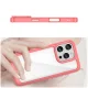 Dėklas Outer Space Case skirtas iPhone 16 Pro su geliniu rėmeliu, raudonas