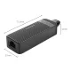 Tinklo plokštė Orico UTK-U3 USB-A 3.0 į RJ45 Gigabit Ethernet 1 Gbps, juoda