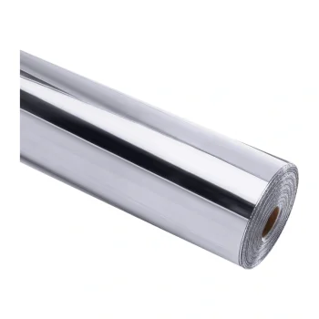 HTVRONT Chrome Metallic lipni plėvelė, 30.5 cm x 90 cm, sidabrinė