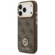 Guess 4G Strass Logo & Big Strap MagSafe dėklas iPhone 17 Pro, rudas